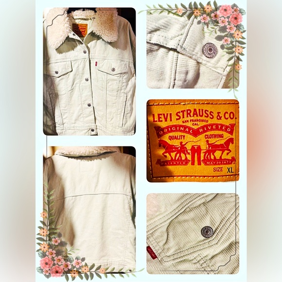 Levi’s Corduroy Sherpa Trucker Jacket - Picture 2 of 5